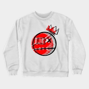 Line Art Two Tone Crewneck Sweatshirt